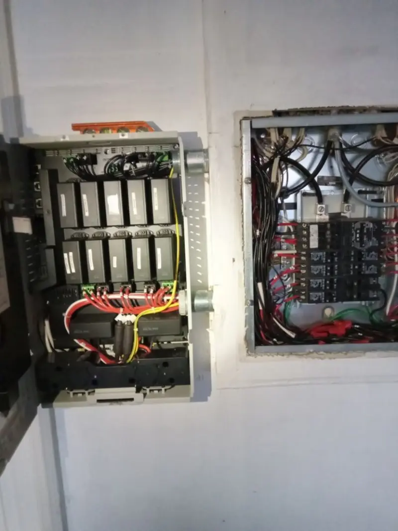 Electrical panel upgrade completed for Security Camera Wiring in Hoquiam